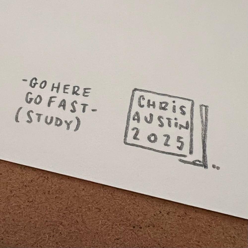 Image of -go here, go fast- (study) 