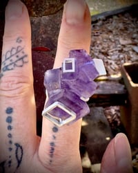 Image 9 of Framed Violet Cubism