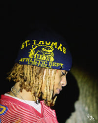 Image 2 of ST. THOMAS SLOUCH BEANIE *STUDDED*