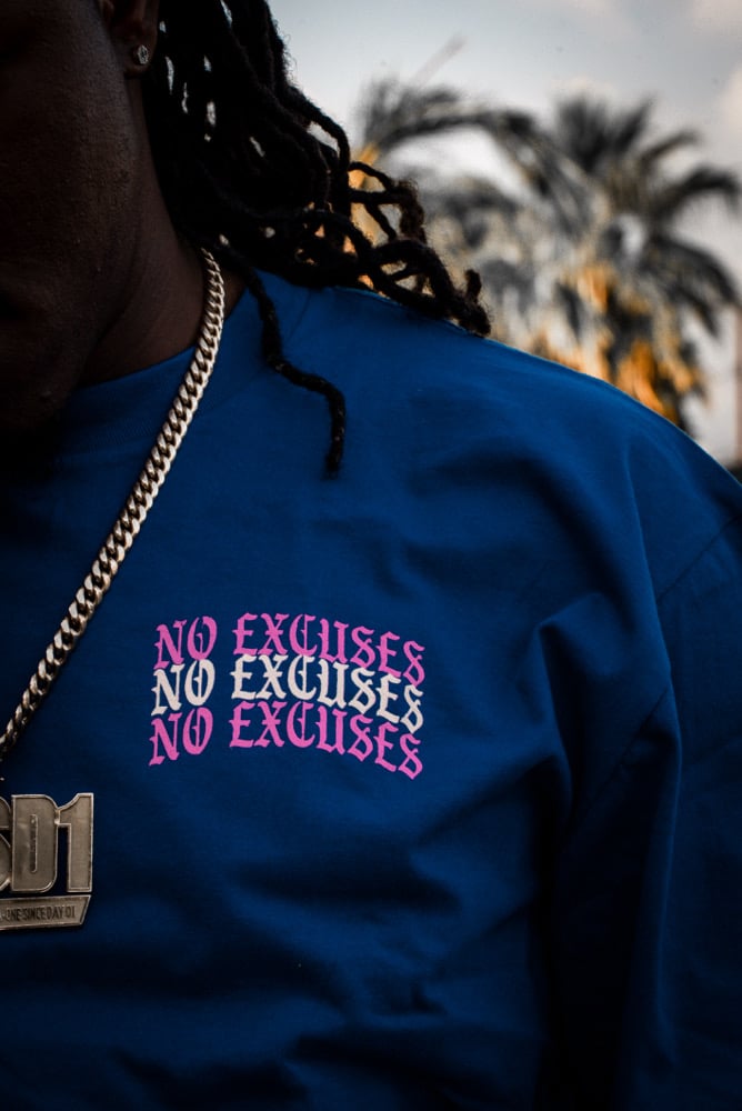 Image of A1$D1 No Excuess Long Sleeve (Blue X Pink & Cream)