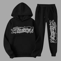 500Mooch Blk Jogger Set (White)