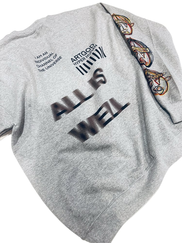 Image of ALL IS WELL (NEW AGE MAN) SWEATSHIRT