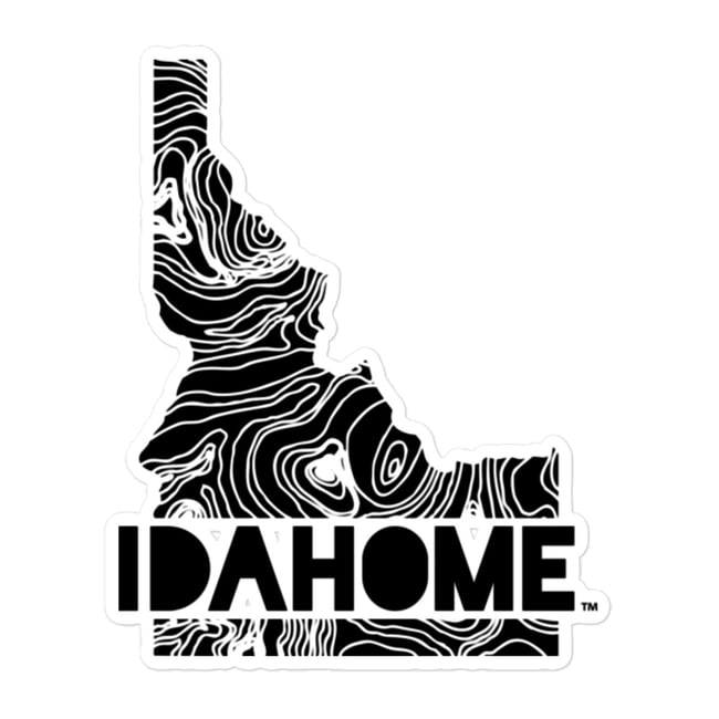 IDAHOME Topo Design Bubble-free stickers