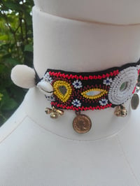 Image 4 of Festie choker - pompoms