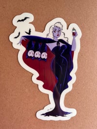 Vamp Mom With Babies/ Glow In the dark sticker