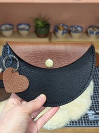 Image 1 of Luna Purse + Leather Heart Keyring Set
