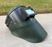 Fibre-metal Tigerhood dark green leather 