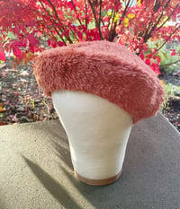 Image 1 of  RUST Organic Cotton Fleece Beret 