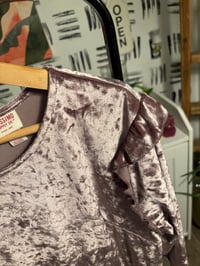 Image 2 of NWT Target velour dress