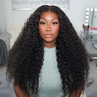Image 1 of GLUELESS Water Wave 9x6" HD Lace Closure Wig (from CurlyMe Hair)
