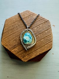 Image 13 of Sierra Nevada turquoise talisman necklace