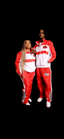 Image 3 of Red Windbreaker Set
