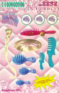 Image 2 of Comb Sticker Sheet 