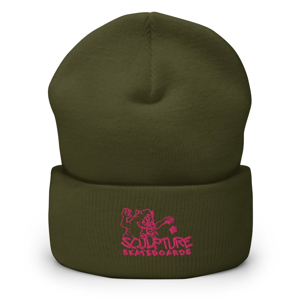 Cuffed Monster Beanie