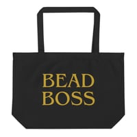 Bead Boss Large organic tote bag
