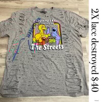 2X Seasame lace destroyed 