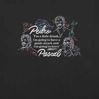 Image 4 of Pedro... "I'm going to have a panic attack" ... Pascal Doodle Tee (Dark Colors)