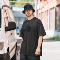 Image 2 of PHRZK Oversized Faded Tee Black Label
