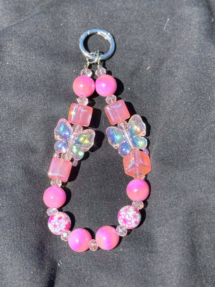 Image of Single Bag Charm - Hot Pink 