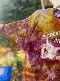 Image 2 of LARGE  Scream Into The Void Tie Dye Shirt H19
