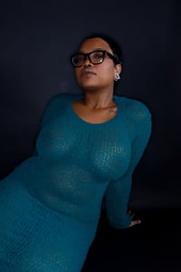 Image 5 of Light Knit Long Sleeve Dress