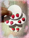 Strawberry Earring Studs- Scented