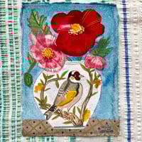 Image 3 of Goldfinch and Poppies