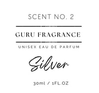 Image 2 of Scent no2 SILVER crystal cut bottles 