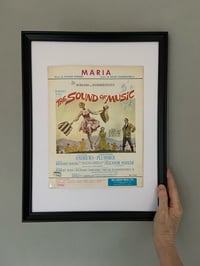 Image 4 of Maria from The Sound of Music, framed 1960s vintage sheet music