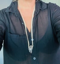 Image 1 of Last one!  white COLOMBIAN LEMURIAN LEATHER 