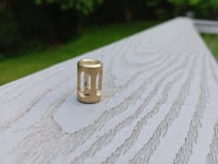 Image 1 of Brass Slotted Lanyard Bead