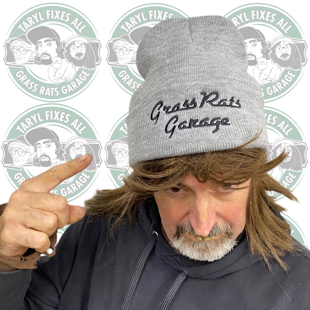 NEW Grass Rats Garage Beanies!! (Black, Gray or Camo) 