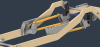 Image 4 of 73-87 Coilover Full Chassis 3D Model