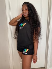 Black Shirt And Short Set 