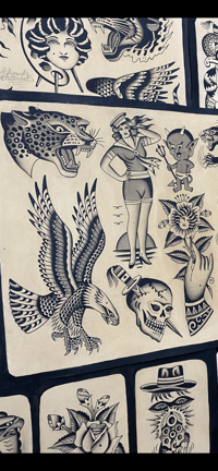 Image 2 of Medium tattoo flash 3