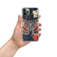 Image 4 of Grunge Goth Style Cottagecore Moth Clear Case for iPhone®