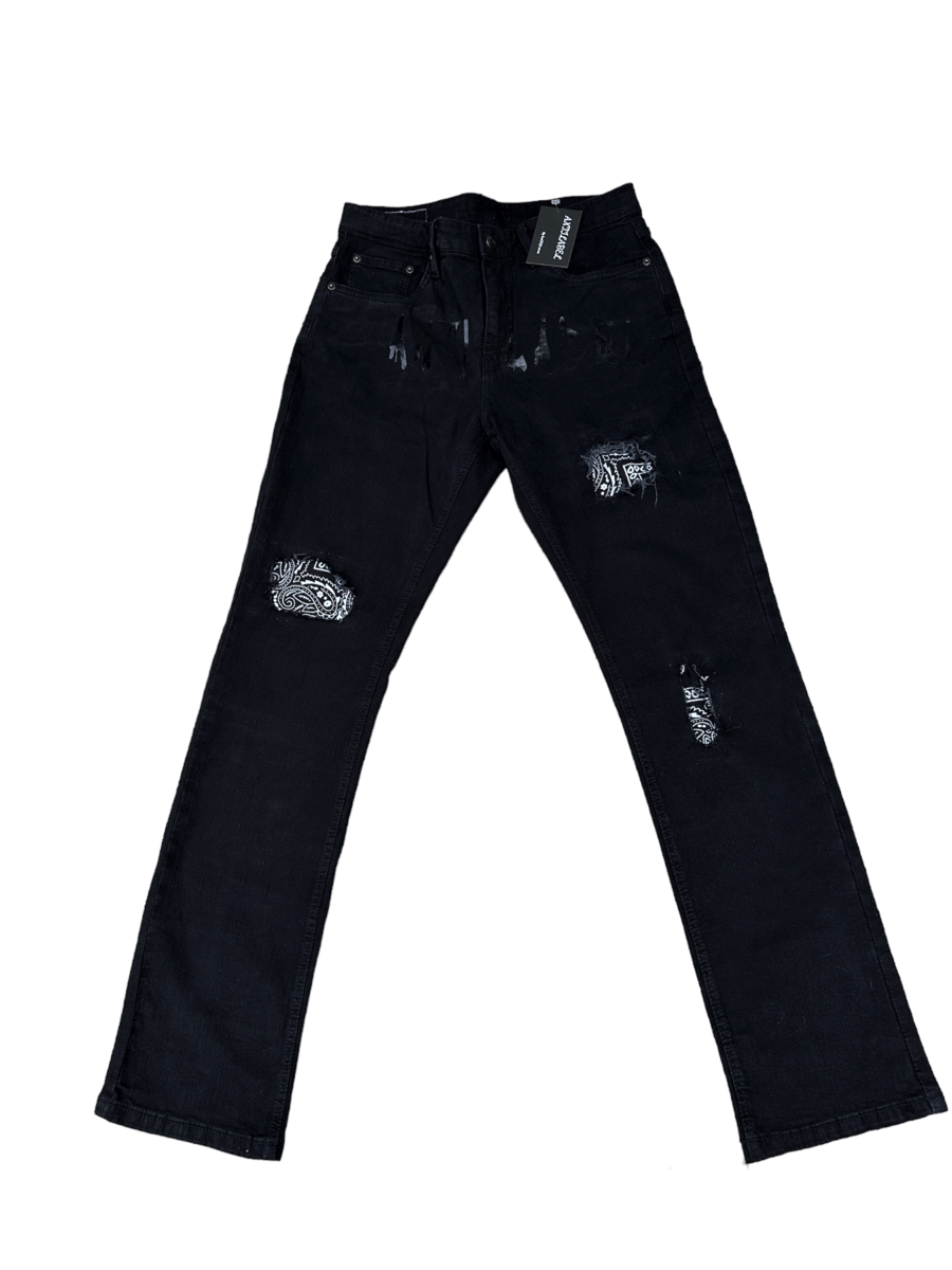 Image of PHANTOM RELAXED FIT DENIM (VANTA BLACK)