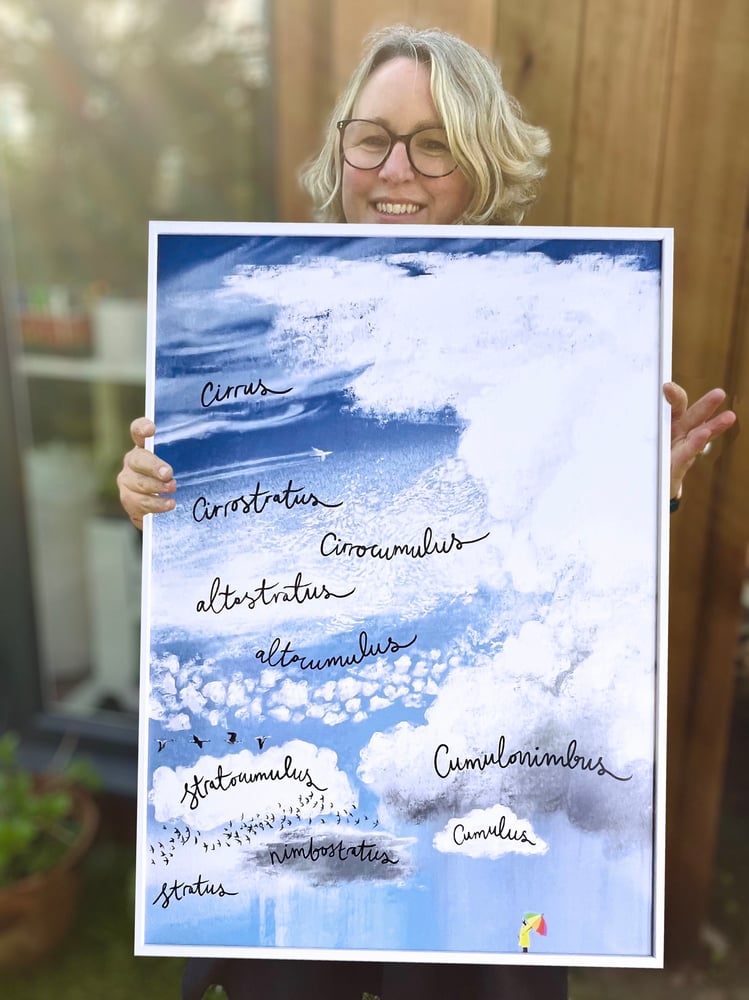 Image of Cloud Poster - 50x70cm