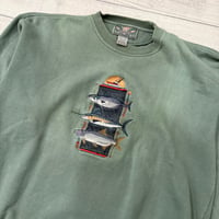 Image 2 of Vintage Salt Water Fish Crewneck - L