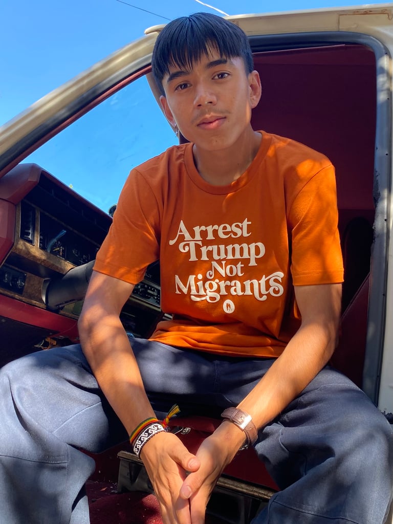 Arrest Trump, Not Migrants -T-Shirt Image 4