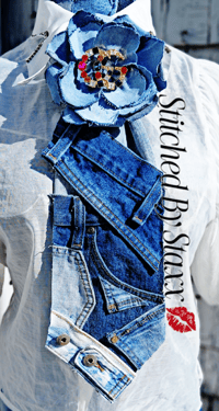 Denim Flower Bomb Custom