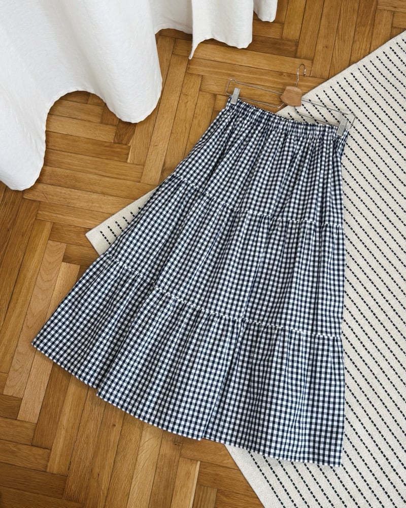 Image of n a n o v o  ruffle skirt 002 / LIMITED 2 PIECES / 100% bavlna