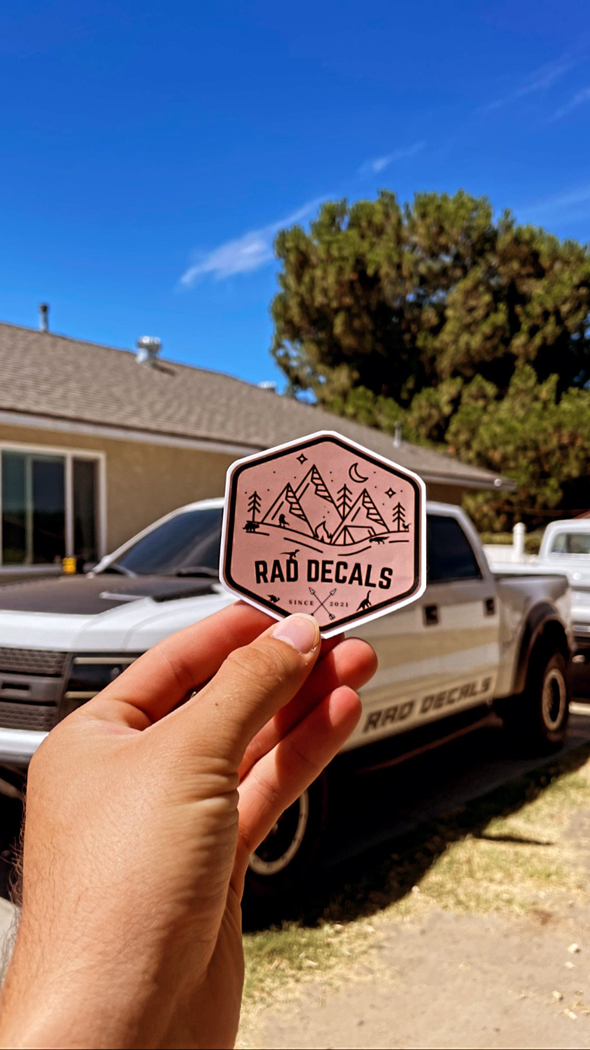 Image of RAD DECALS SLAP STICKER 