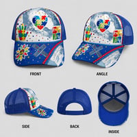 Image 1 of Autism Hat Blue