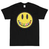 Black Smiley Dizzle T-Shirt
