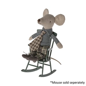 Image of Maileg Rocking Chair Mouse dark green
