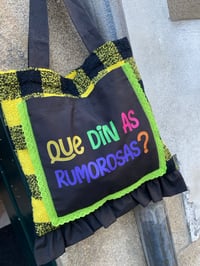 Image 4 of Bolsiña feita a man. QUE DIN AS RUMOROSAS cadros. Deseño exclusivo!