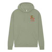 Image 1 of 125YR ANNIVERSARY E.PELLICCI X BOB AND ROBERTA SMITH HOODIE OLIVE GREEN