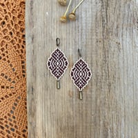 Image 2 of Flare earrings - Espresso