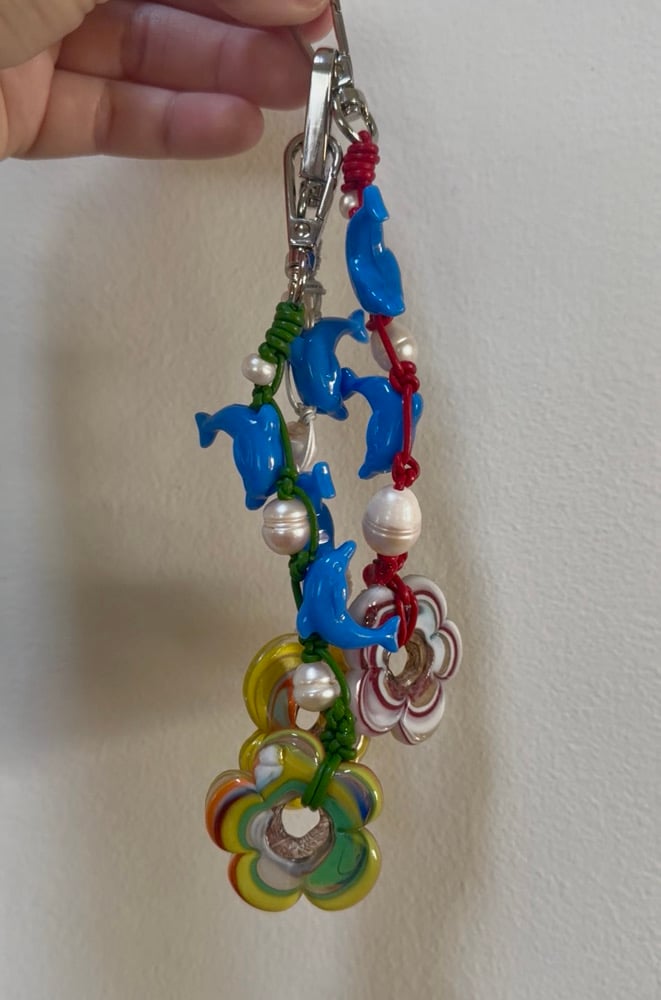 Image of Beach picnic keychain / bag charm
